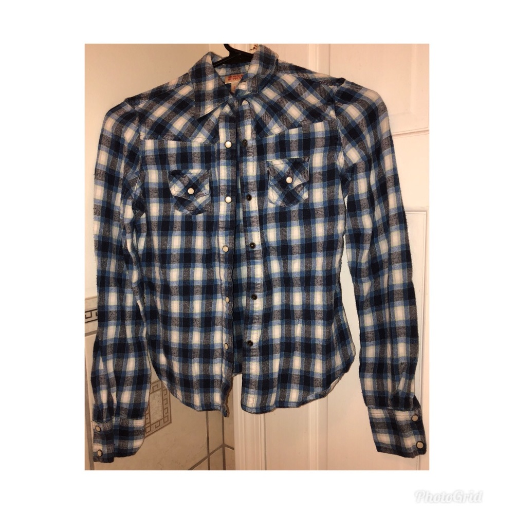 Plaid button up